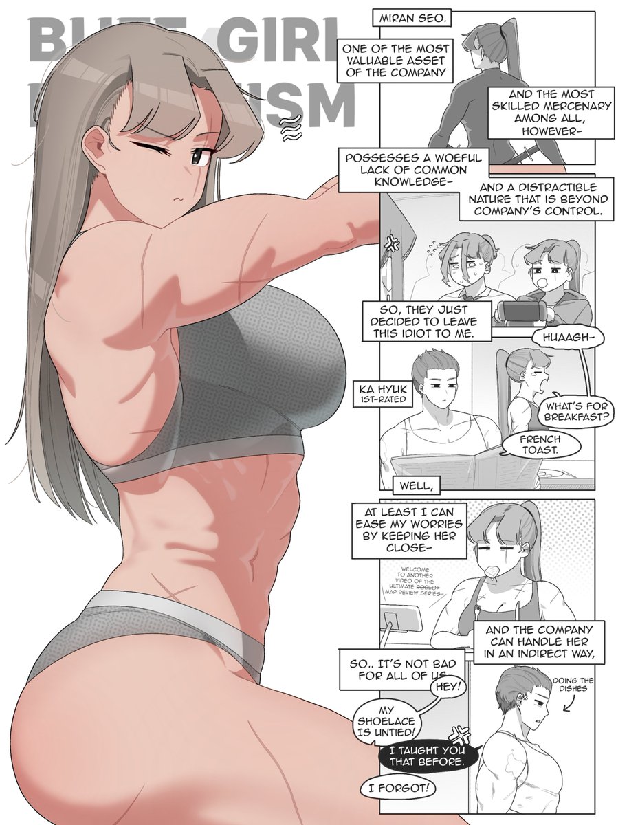 _oddsnail's tweet photo. [BUFFGIRL X FETISHISM] sub episode 10~11 (ENG)

dumb swordswoman https://t.co/vcV8RmsI1h