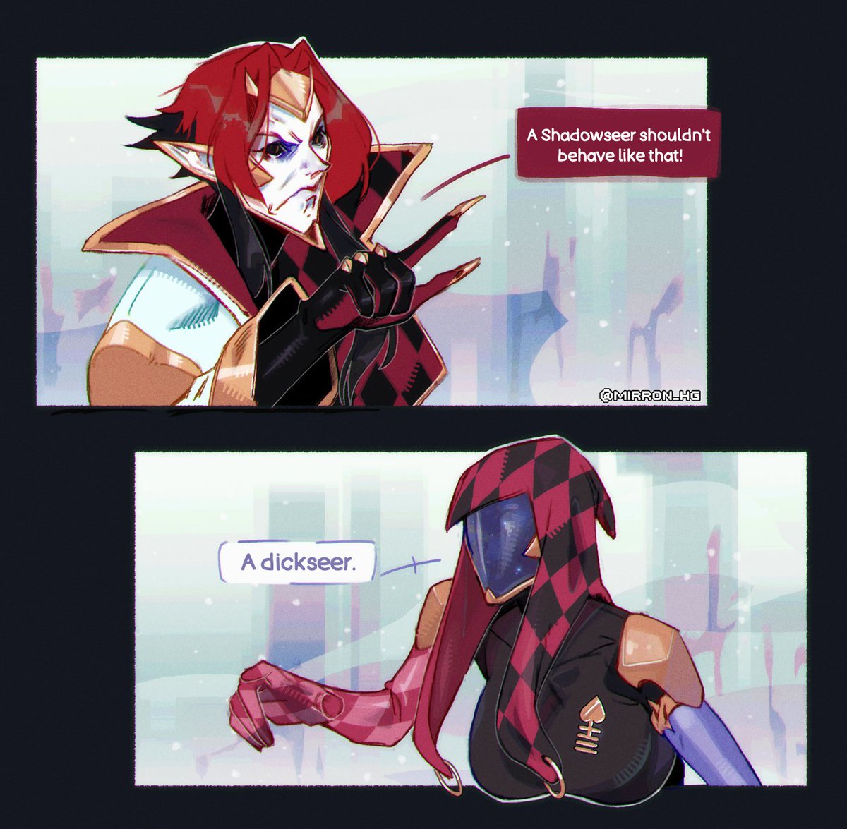 mirron_hg's tweet photo. Harlequin OC's ▾ https://t.co/I9j5Y1tS8x