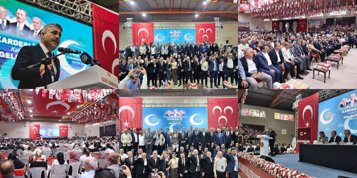 DemirdovenDilek's tweet photo. "Kardeşlik Kalbimizde, Gelecek Aklımızda.”

Milliyetçi Hareket Partimizin 15. Olağan Hatay İl Kongresi’nde; aynı inancın, aynı ülkünün ve aynı büyük davanın mensupları olarak bir araya gelmenin mutluluğunu ve gururunu yaşadık.⬇️ https://t.co/AzLGsMP2d1