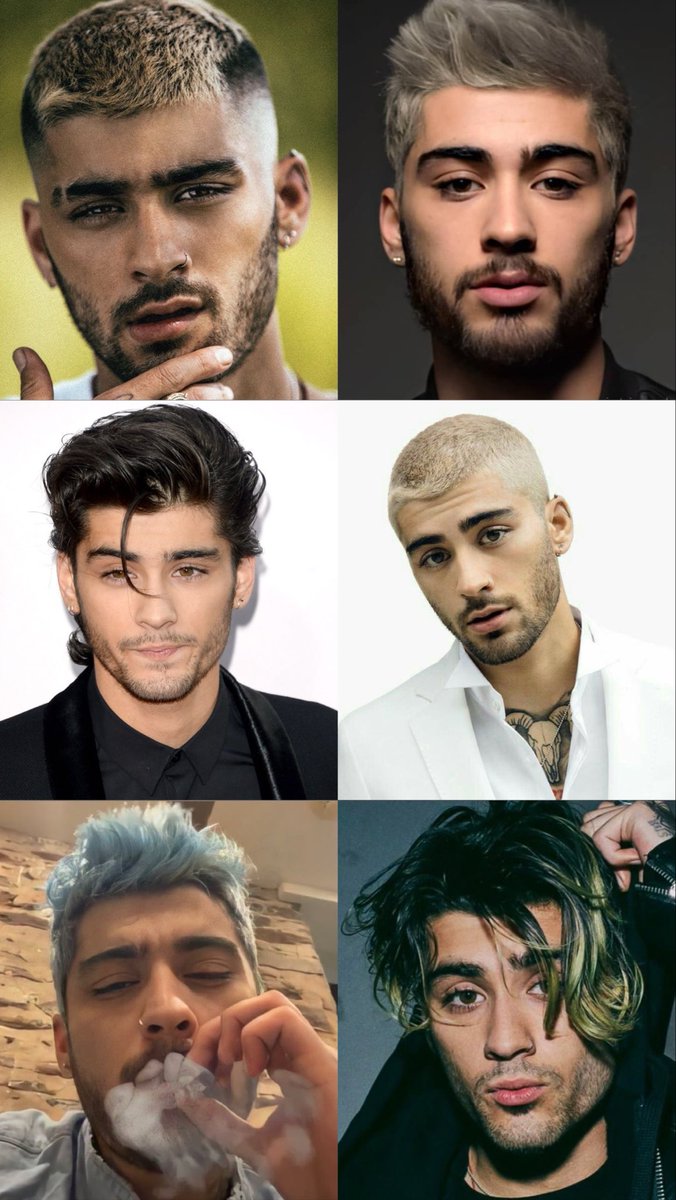 inzaynzaddy's tweet photo. the many different hairstyles of zayn https://t.co/DuJvUGn36T