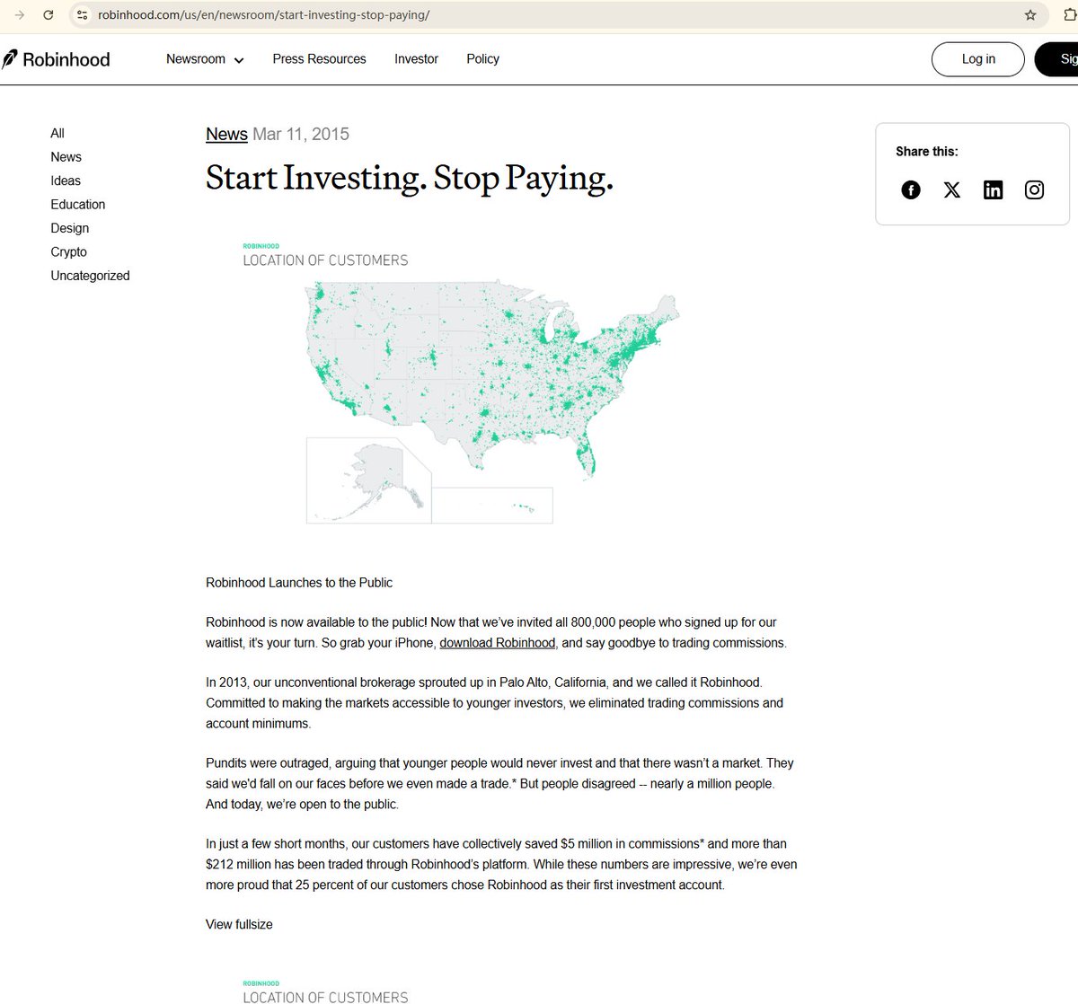 vblock_win's tweet photo. Robinhood’s 2015 slogan was:Start Investing. Stop Paying.Simple. Aggressive. Anti-Wall Street.A decade later, the rails are changing again.This slogan has not been tokenized yet.Let's launch it. https://t.co/HJLq88z1i7