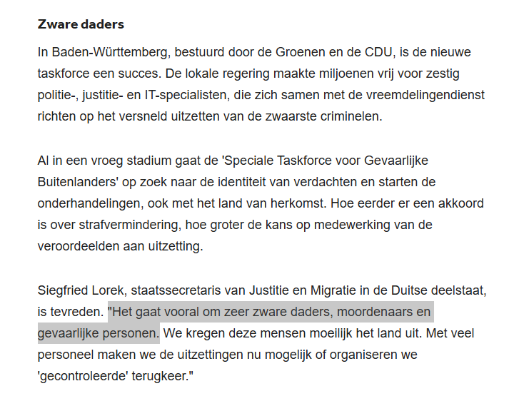 demo_demo_nl's tweet photo. Hemeltergende asielwaanzin:
We zijn zo machteloos op het gebied van immigratie dat we moordenaars strafkorting aanbieden als ze daarvoor ons grondgebied verlaten.
Het wordt als succes verkocht.
Verplaats je eens in een ouder wiens kind vermoord is en waarvan de moordenaar vrij in het thuisland werkt of op een terras zit; waar is de vergelding die het strafrecht ook dient te bieden.
Je kunt dus als Afghaan of Algerijn hier een vrouw komen verkrachten en vermoorden en dan krijg je een korte straf en een chartervlucht naar huis, wat een idiotie.
En als statushouders schijnbaar terug kunnen, waarom dan niet vóórdat er misdrijven gepleegd worden.
https://t.co/AzQYIRNYIP