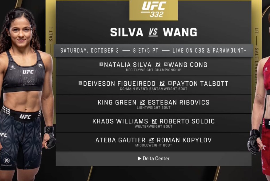 ChampRDS's tweet photo. The full main card for UFC 332... 😬 https://t.co/4B6smrhpWs