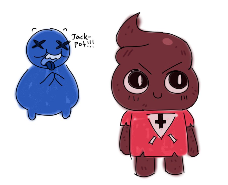 Krochixx's tweet photo. Everyone has their own definition of happiness #tboi #thebindingofisaac #cultofthelamb (?) https://t.co/Q1aZHp1ciI