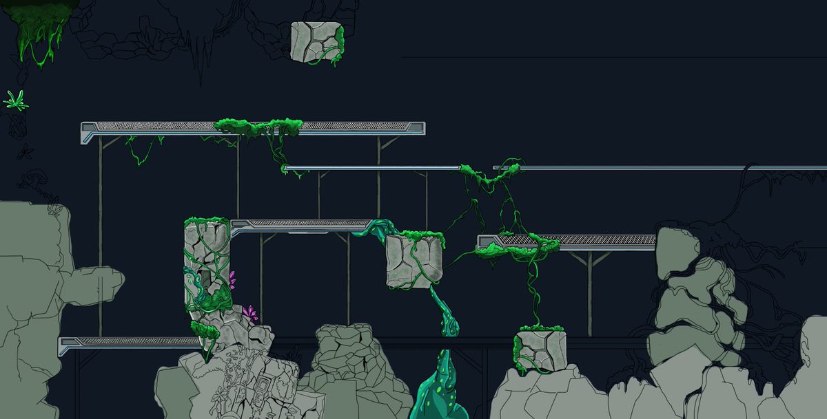 gkdev_games's tweet photo. Designing game scene #3 #BelowUsThis
#indiegame #platform2d #platform #gamedev #indiegamedev #gamedevelopment #indiedev #games #2d
#Krita #DigitalArt https://t.co/JIEKNDeydQ