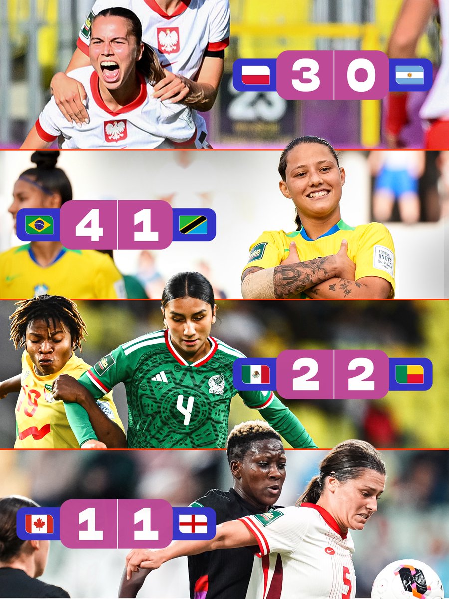 FIFAWWC's tweet photo. A big first day at the #U20WWC! 📋 https://t.co/fuuY52laq7