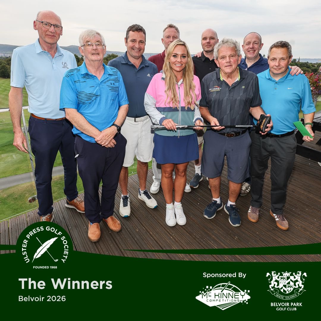 UlsterPressGolf's tweet photo. Congratulations to @RuthGorman_UTV on taking the overall win with a great round @BelvoirParkGolf, finishing just ahead of @OurLogie.
A big thank you to our generous sponsor @CompsMckinney for a great day.
See more - https://t.co/s5W5A6elRX https://t.co/tlyWUzlzvh