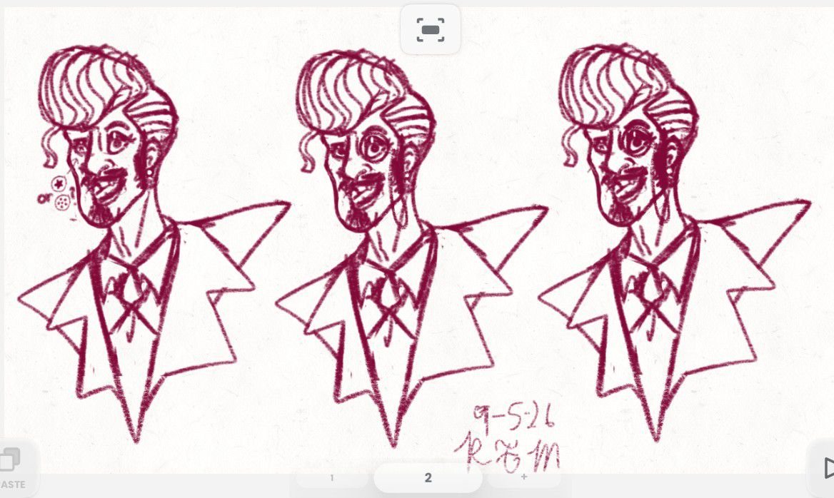 Random_F_Mania's tweet photo. Thinking about if I made my own humanized Studiohead, whether he should have a glass eye, a monocle, or both...

Either way, my headcanon is that the old guy's eyesight is dogwater no matter what.
#MagnaForce #Studiohead https://t.co/GdCeCzA43r