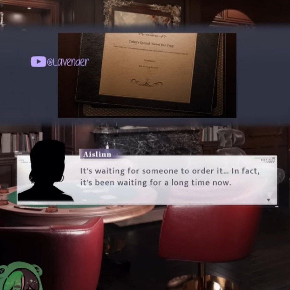 MrsQinXI_'s tweet photo. Will never let anyone forget that Sylus and MC share a soul, 10.5gr each, and Sylus himself made a special menu at the Elysium bar in the N109 Zone that ONLY MC can order. https://t.co/PNSi3h8PEY