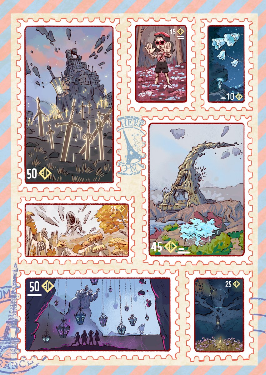 potadumpling's tweet photo. my last piece for #ZINE33, this time it's locations stickers!! i spent hours just walking around🥺
also a small remind that i have a drive with my arts you can print (but not for commercial use!🙏) - https://t.co/Yqnep65Jpi
#ClairObscurExpedition33 https://t.co/bi6UKCRj8L