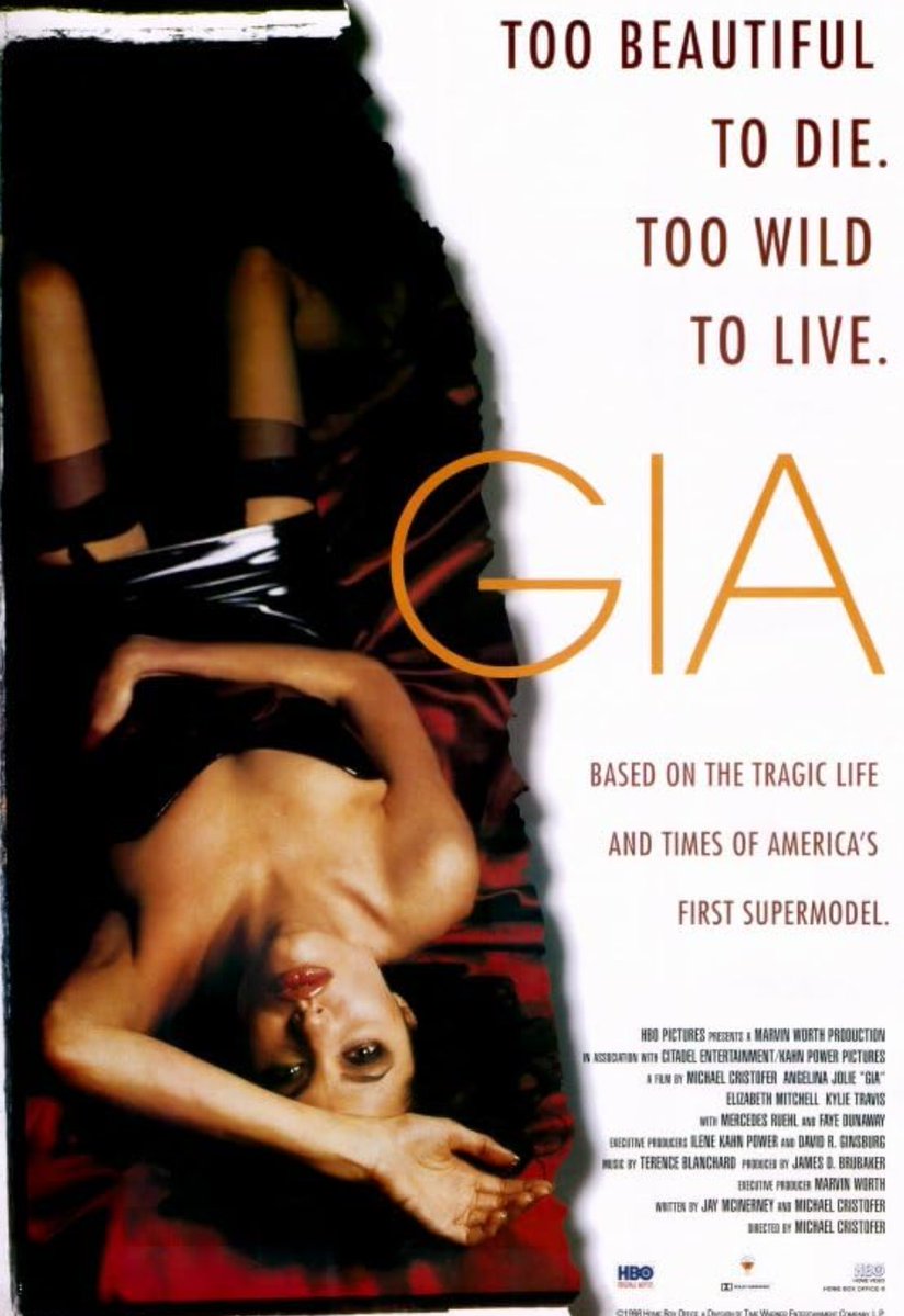 Rebirth090909's tweet photo. I can't believe I still haven't seen this movie. Glad to give it a try. #Gia #HBOMax #AngelinaJolie https://t.co/OepVJzkBbS