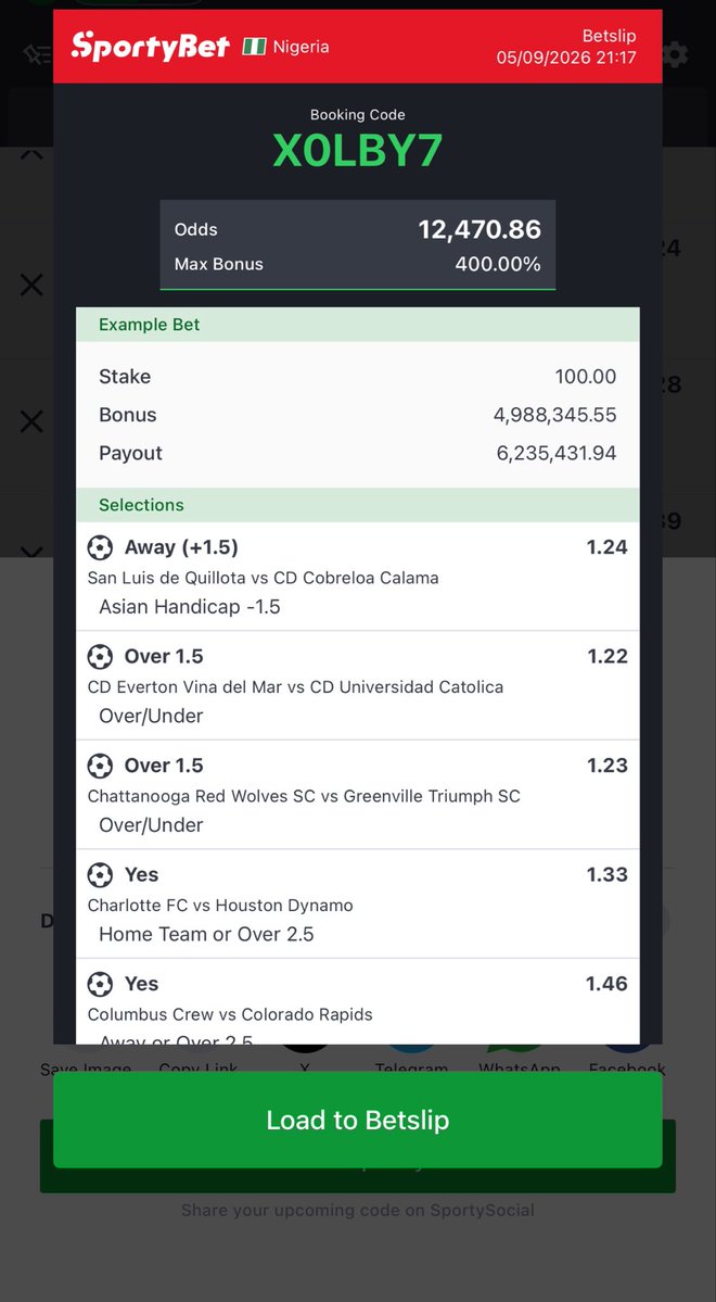 predictionsight's tweet photo. Overnight🔞💰

X0LBY7 - 12k odds
NWLZ8G - 500 odds ✍️ https://t.co/HQhPBXJOUR