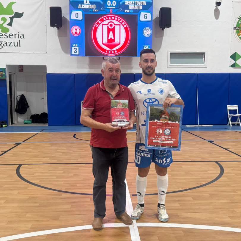 XerezDFC_Futsal's tweet photo. ⚽️ ¡El XVII Trofeo Ntra. Sra. de los Santos se marcha a Jerez! 🔥

📍 Pabellón Polideportivo Municipal Pico del Campo (Alcalá de los Gazules)

CUARTO COMPROMISO PRETEMPORADA 26/27

UD Alchoyano 0 🆚 6 Xerez Toyota Nimauto 

⚽️ Manu x2, Constantino x2, Palomeque, Chicho https://t.co/ZOLiy2Jg2t