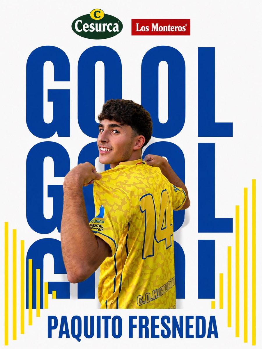 CDHuetorTajar's tweet photo. 🔵 LOJA CD 0️⃣
🟡 CD HUÉTOR TÁJAR 4 

⏱️ 43’ | ¡GOOOOOOL DEL HUÉTOR TÁJAAAAR! ⚽🔥

🎙️ GOOOOOOOL DE PAQUITO FRESNEDA! 💛💙

¡LLEGA EL CUARTO! 🔥 Paquito Fresneda se suma a la fiesta y manda el balón al fondo de la red.

#CDHT #CESURCA 💛💙 https://t.co/UHPUQda7tZ