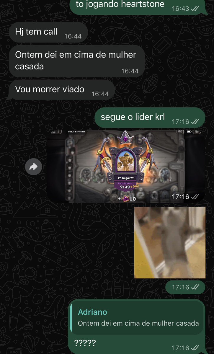 pekaaaw's tweet photo. a sequencia viado kakakakakakka https://t.co/FEgSNqAlPQ