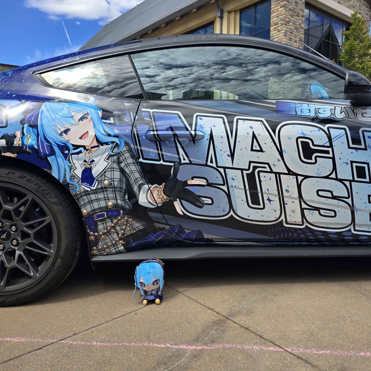 Criticality17's tweet photo. Great pic of the Suisei itasha by  @mamoreno0215 at #nandesukan https://t.co/U5iA7WqWbo