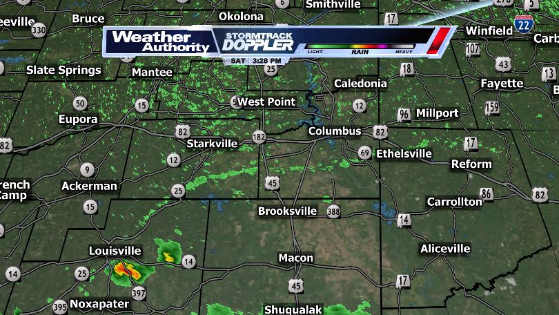 NickWTVA's tweet photo. Heads up Bulldogs fans! An outflow boundary with strong winds (and potentially cooler temperatures) is moving towards Starkville. Things will be windy for a few minutes and we could see some thunderstorms begin to pop up! Still stay cool though! https://t.co/Iygu1MttcO