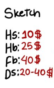 Aniver_sario's tweet photo. Hello! Commissions are now open for 4 slots!
I'd recommend discussing prices first as it may change due to complexity!
It is NOT first come first serve.

HS: HeadShot
HB: HalfBody
FB: FullBody
DS additional: Design Making. https://t.co/XhRpveljhV