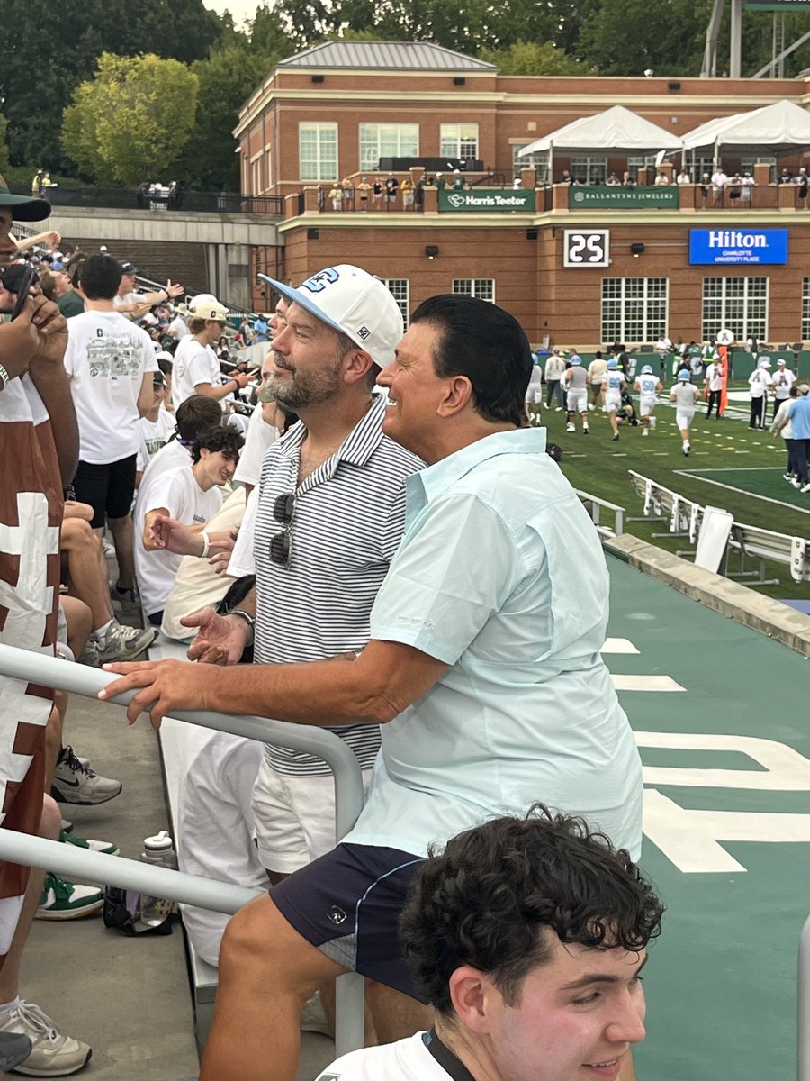 ADKevinWhite's tweet photo. Citadel fans came to look at some Niner freshman in the student section. https://t.co/foCJUizlXG