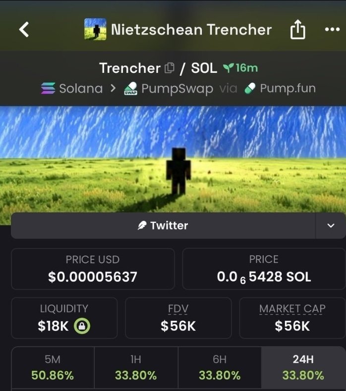 An_semz's tweet photo. "9ty7rr8TJHcfgaZkC5expdsfAE4aegTG7gUDV26cpump"

#TRENCHER #Solana #Memecoin #Crypto #EarlyCalls https://t.co/N8wvMnUczH