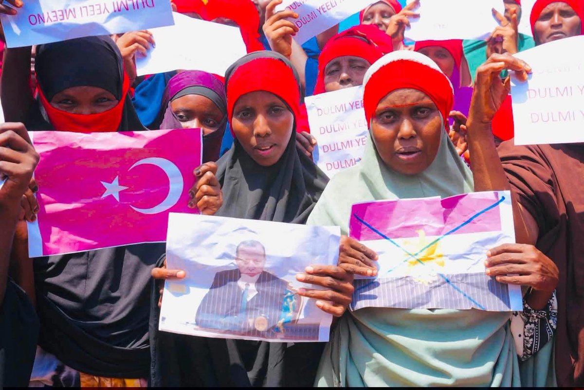 Abashajii's tweet photo. As I reported earlier, Ethiopian forces took control of the Doolow scene after the drone attack against Taliye Shub, treated him in their hospital, said they would investigate, and later transferred him to Nairobi by military helicopter.

Jubaland immediately blamed Turkey and the Somali government, while The fedral government denied responsibility.

Within 10 minutes, SIS—the Israeli-Emirati intelligence network in Somalia—flooded social media with anti-Turkish propaganda.

Then, within 24 hours, an organised demonstration targeted both Turkey and Egypt, with Turkish and Egyptian flags burned in the streets.

But why Egypt?

Egypt has no military base in Somalia and no significant political influence over Somali politics. Yet Egypt has a decades-long geopolitical confrontation with Ethiopia, particularly over the Nile and the GERD.

So why was Egypt suddenly brought into a Somali incident?

Was the attack staged or exploited to serve Ethiopia’s geopolitical agenda—first controlling the scene and evidence, then helping shape an anti-Turkish and anti-Egyptian narrative?

The sequence raises serious questions about who was behind the attack and who
benefited from its aftermath.

USE YOUR BRAIN FREELY

@AJEnglish 
@MarioNawfal 
@_hudsonc 
@AlArabiya 
@SaudiNews50 
@HSNQ_NISA 
@AhmedMoFiqi 
@Reuters