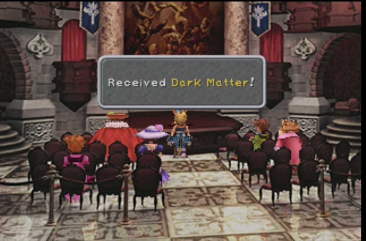 Wiss_Aerith's tweet photo. Forgot to mention this in with treno posts, Getting Dark Matter from treno auction house will allow dagger (named her reena) to learn and summon eidolon Odin early on in the game ✨
#ff9 https://t.co/YMq2aj3qp5
