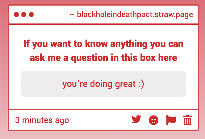 bkvxbyb's tweet photo. Wow first response and it's so kind already thank you so much I'm not sure if it's obvious but I don't use social media like this a lot so it's good to know I am doing well ha ha https://t.co/mlwWw07Tmm