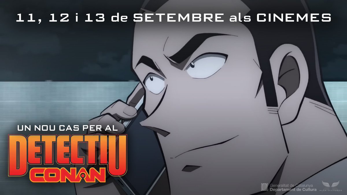 ElDetectiuConan's tweet photo. Falten 6 dies per l'estrena de la pel·lícula 29 d'"El detectiu Conan: L'àngel caigut de la carretera".
En Jugo Yokomizo serà capaç d’ajudar la Chihaya en aquest nou cas?
L’11 de setembre, només als cinemes! #DetectiuConan3XL https://t.co/5XVbMpjbrV