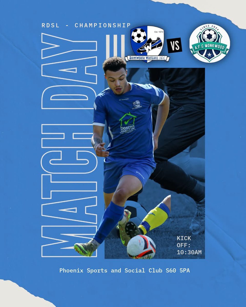 WhitehillSnr's tweet photo. FOOTBALL IS BACK⚽️

Tomorrow sees us play our first game in the RDSL Championship as we welcome AFC monkwood at home⚽️

Come down and support the boys👏🏻

🏟️ phoenix sports and social club S60 5PA

⌚️ kick off 10:30am 

🔵⚪️⚽️ https://t.co/NMSx7zVtys