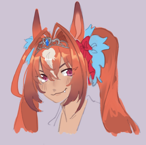 Seraphiinx's tweet photo. i like when they give umas white streaks in their hair cos the horses have a blaze https://t.co/ZWUPRhRhA9