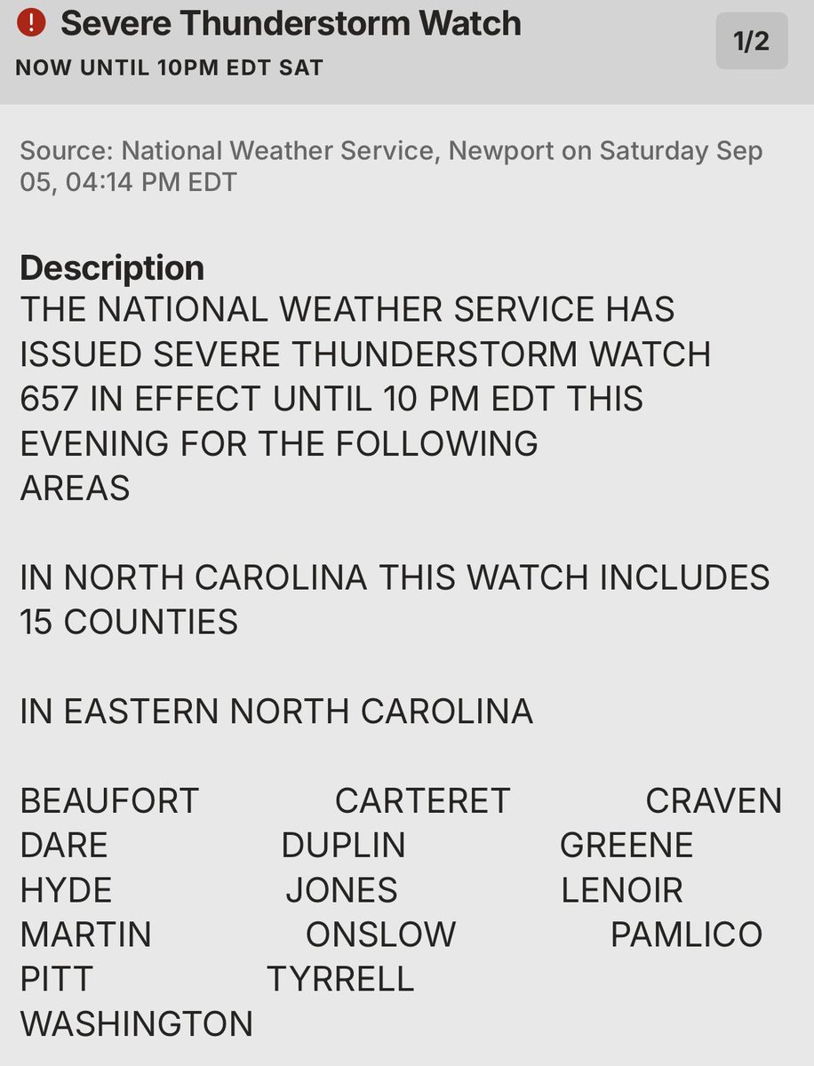 DuplinCFN's tweet photo. *** Severe Thunderstorm Watch *** https://t.co/5ilq3hepLI