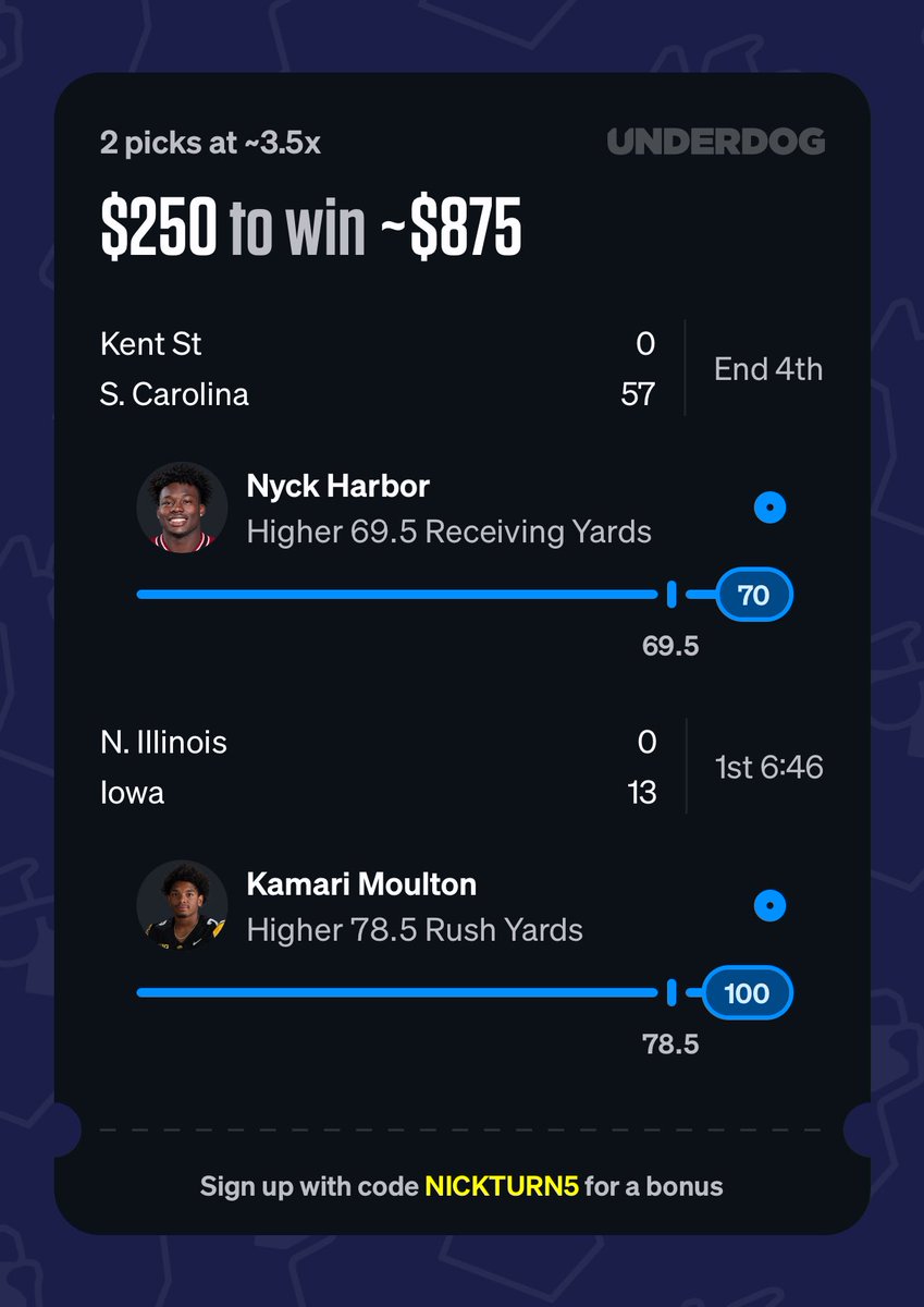 HitLabPickz's tweet photo. GREAT DAY SO FAR🥷🏾🧌✅ 

15 LIKES FOR THE NEXT CFB PLAY💎

JOIN THE FREE DISCORD FOR ALL PLAYS👇🏾

https://t.co/9qxw8sgslD

#nfl #prizepicks #Gambling𝕏 #GamblingCommunity https://t.co/14vekkRADY