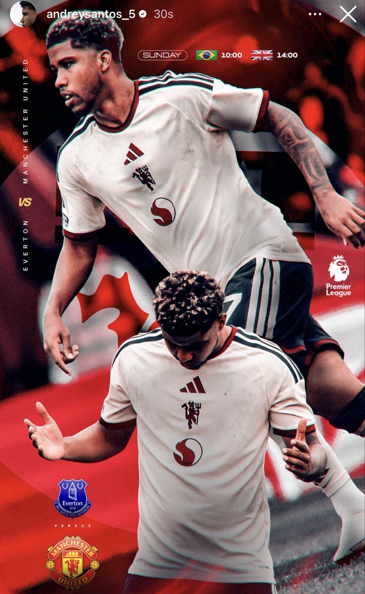 UtdDistrict's tweet photo. Andrey Santos on IG 💪 https://t.co/a7UaCKc5Y4