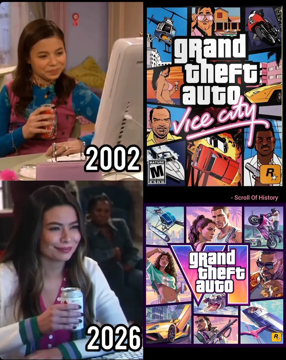 caty_komal's tweet photo. From vice city 2002 to GTA6 era https://t.co/sUCKoPLCEM