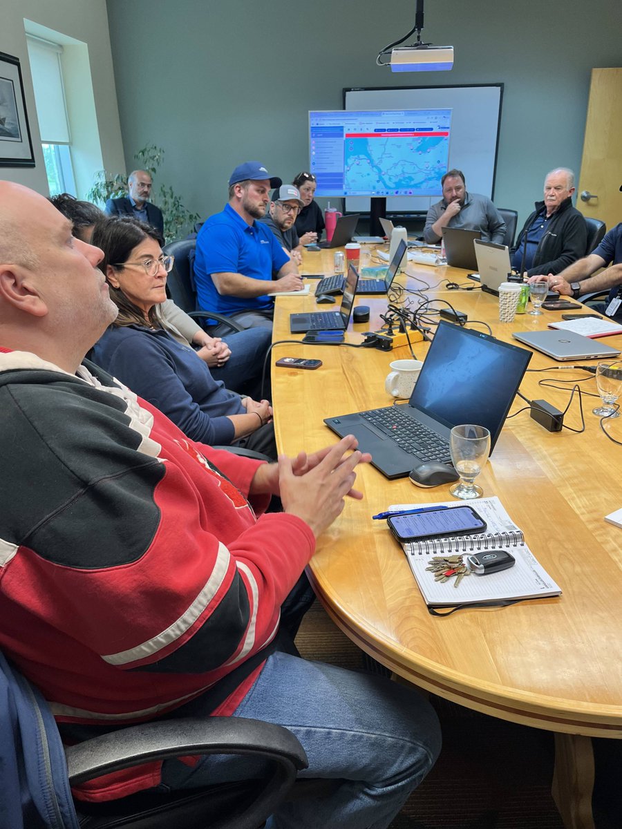 TimHoustonNS's tweet photo. This afternoon I went to the Command Centre in Port Hawkesbury with Richmond MLA Trevor Boudreau to speak with the team about the extensive damage across Cape Breton. Crews are assessing the damage, but we won't know the full extent until after the storm ends and the floodwater recedes.

A local state of emergency has been declared. We stand ready to deploy the Nova Scotia Guard when it is determined how they can best help. Thank you to members who have already reached out ready to assist.

Once this storm has passed, we will pull crews and equipment where needed from other areas of the province to repair roads and infrastructure as fast as we can. I continue to receive updates and am in regular contact with officials across Cape Breton, the Minister of Emergency Management, and Minister of Public Works.

If you don’t need to travel, stay home and wait for conditions to improve.

If you must travel:

- Call 511 to check on road conditions before leaving.
- Watch for closures and travel advisories.
- Never drive through flooded or damaged roadways.
- Turn around if you encounter unsafe conditions.
