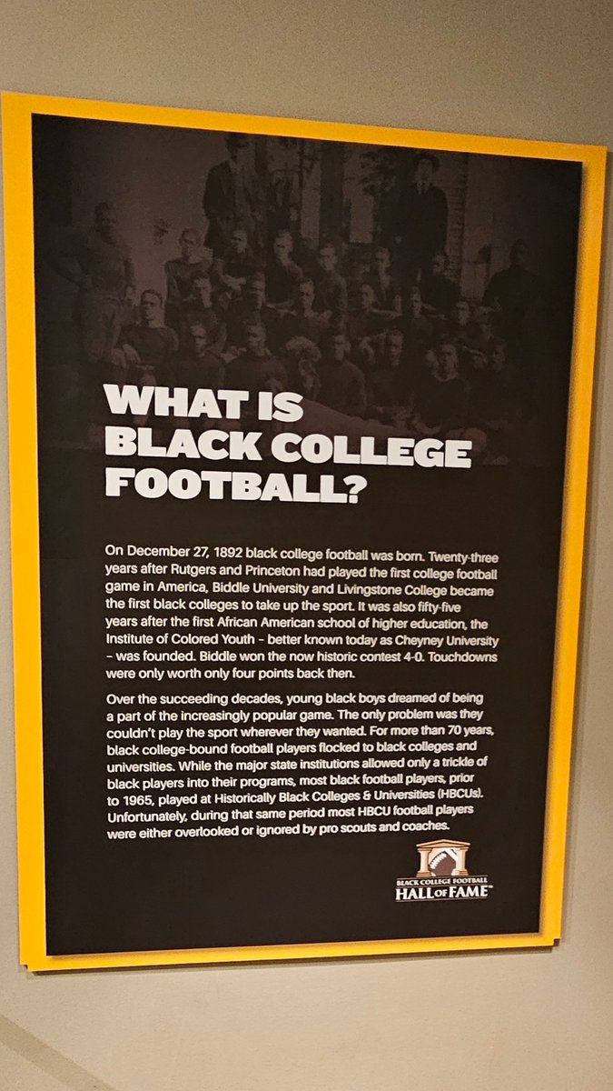 JCSUFootball's tweet photo. A day of football, history, and legacy. From the 1st HBCU Football Program to the Pro Football Hall of Fame in Canton
#STILLNOTDONE 
#EVERYTH1NGEVERYDAY https://t.co/1G9Rnrtggo