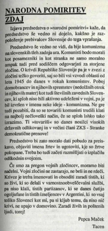 pkese's tweet photo. @markopigac Edina, ki je ta problem sploh upala izpostaviti je bila Pepca Kardelj ... v pismih bralcev v Tribuni par tednov pred smrtjo. https://t.co/2V42PiEH5D