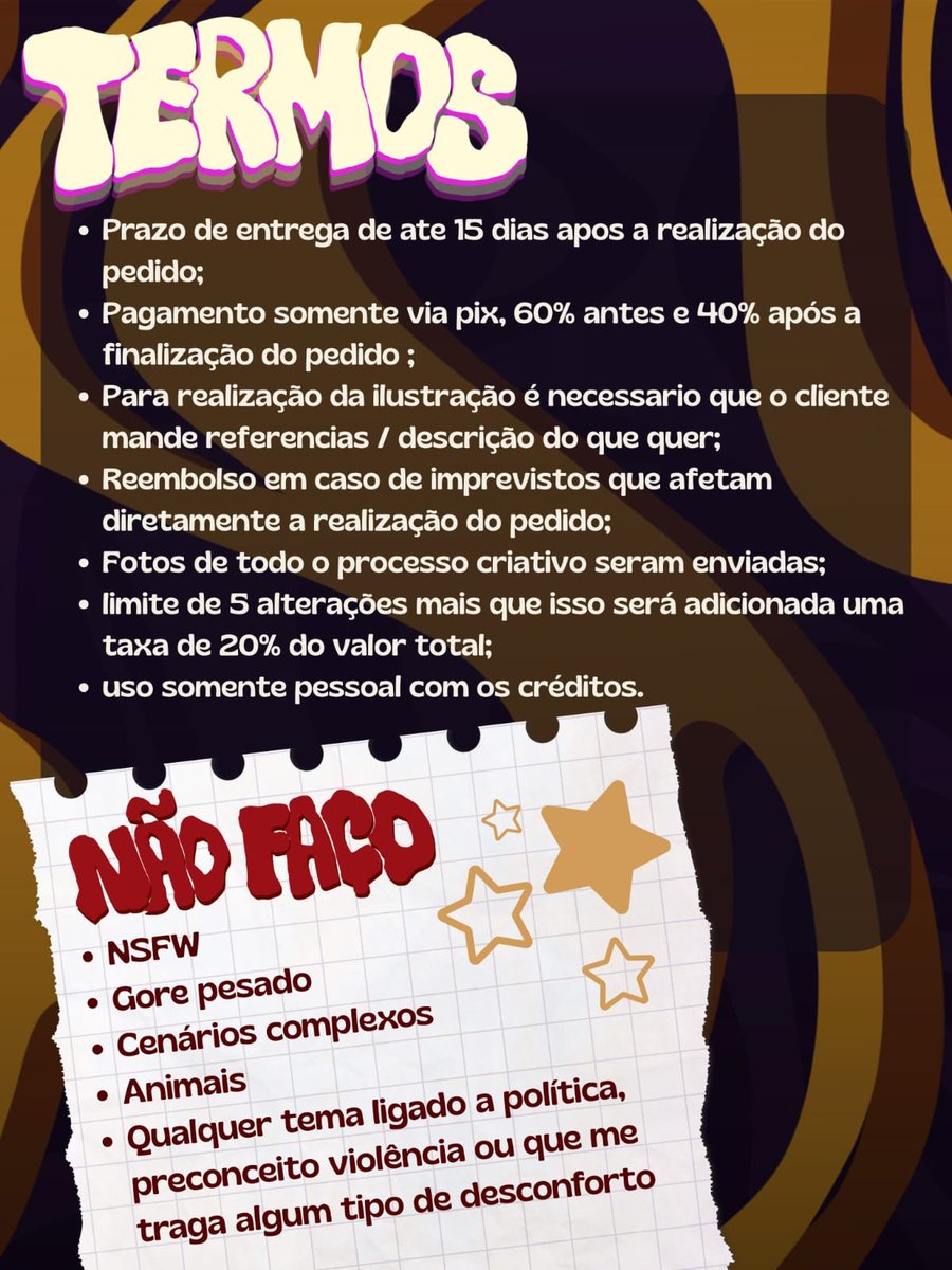 ilustrorii_'s tweet photo. ★ COMISSÕES ABERTAS!!!
.
.
 🎨𝘚𝘦 𝘪𝘯𝘵𝘦𝘳𝘦𝘴𝘴𝘰𝘶? 𝘔𝘦 𝘤𝘩𝘢𝘮𝘢 𝘯𝘢 𝘥𝘮 𝘰𝘶 𝘤𝘭𝘪𝘤𝘢 𝘯𝘰 𝘭𝘪𝘯𝘬!!👇👇👇

https://t.co/7Mkr2AouRg https://t.co/mjIY8O7KNX