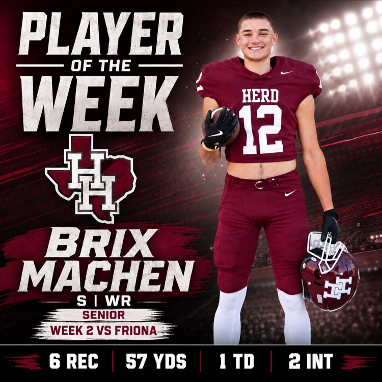 HISD_Sports's tweet photo. Herd Football Players of the Week
#HerdONE https://t.co/cOn4d9g6zE