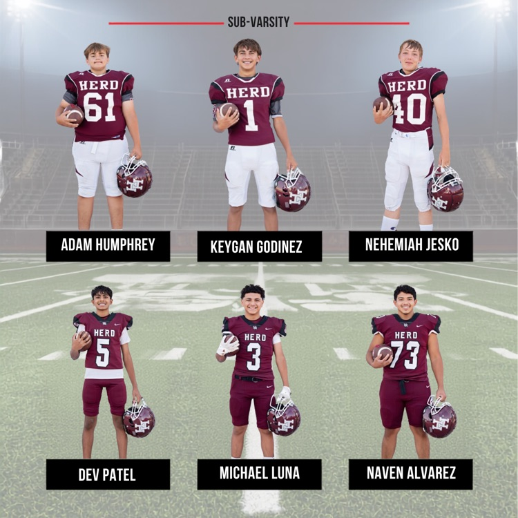 HISD_Sports's tweet photo. Herd Football Players of the Week
#HerdONE https://t.co/cOn4d9g6zE