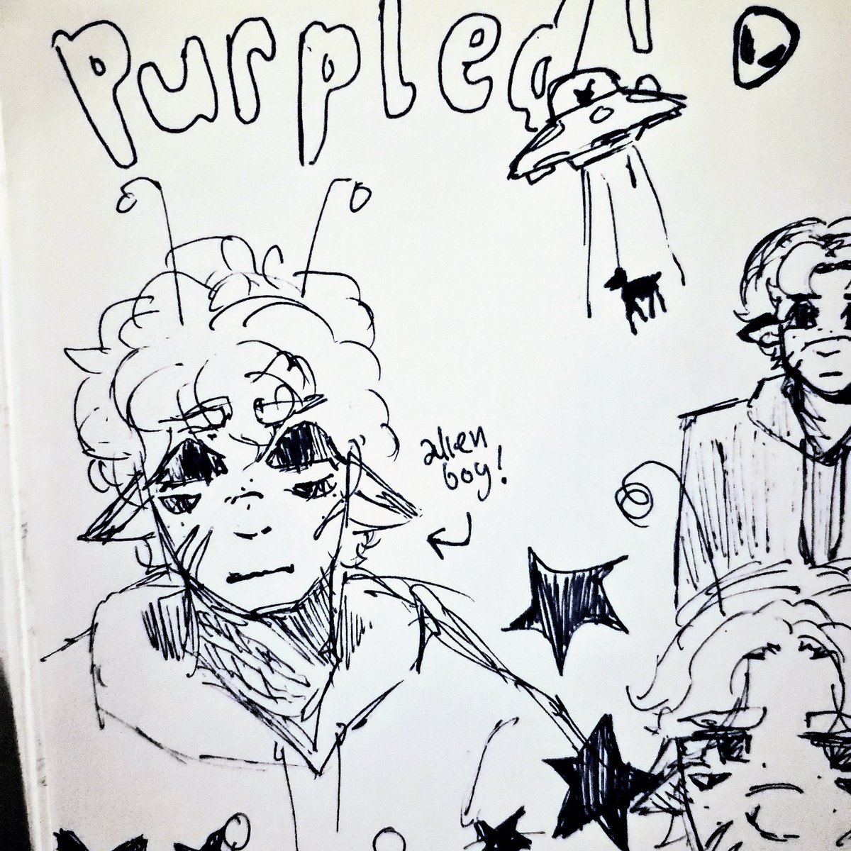 fangirltistic's tweet photo. c!purpled drawings... #dsmpfanart #purpledfanart https://t.co/ZnxojDUe4Z
