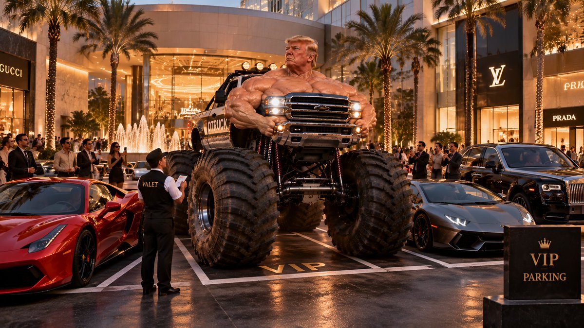 Dtrucksol's tweet photo. VIP parking. DTRUCK made it a whole new category. 👑

$DTRUCK

 E8o3gTJSjCofWfDs73D3aTUpipfoVJeB9iztiwYBpump https://t.co/t0ofWMQgES