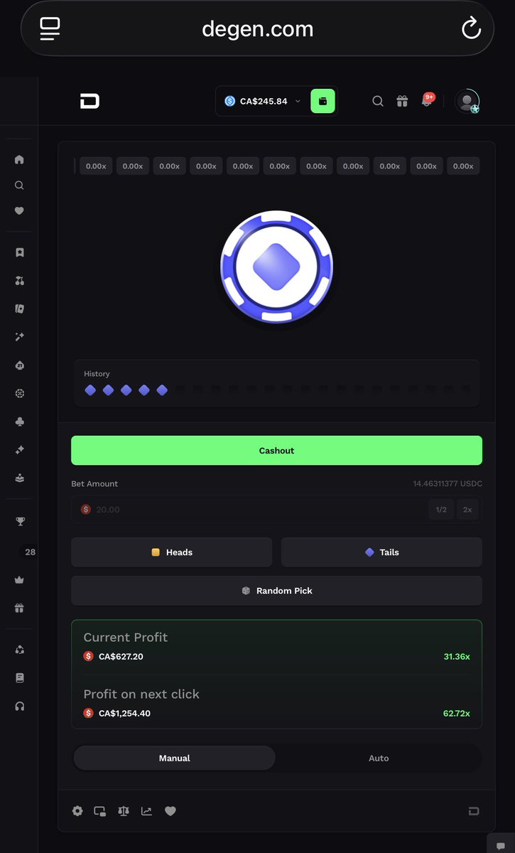 DonicLivee's tweet photo. 5 TAILS IN A ROW

Math says the next flip is still 50/50

Your instinct say there’s no fucking way it lands tails again

Comment 🟡 or 🔵 below and your @degencom account or ETH addy

$250 if you’re selected and your guess is correct. Choosing a winner during stream. Must be in stream to win👇 
*follow and turn noti’s on so you don’t miss it 

https://t.co/GntghcasqF