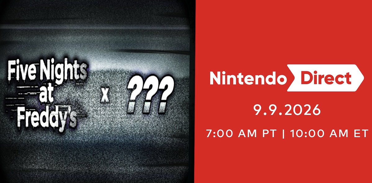 BooBlacklight's tweet photo. Me when Nintendo direct next week begins playing a cinematic trailer with Freddy Fazbear getting ready to jump scare the night guard and it’s revealed the night guard is Luigi and then the collab was actually with the new super smash bros game https://t.co/LOVTWj3ueO