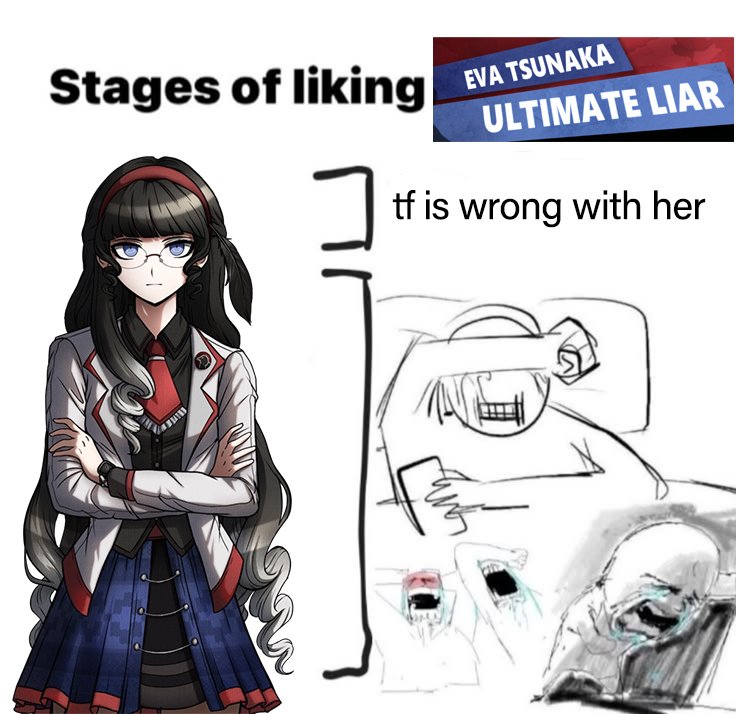 tsunakamaxxing's tweet photo. i may have some problems with pjeg's writing but Eva Tsunaka became one of my most favorite characters of all time and i am forever grateful to this game for introducing me to her https://t.co/nEjzbpki3J