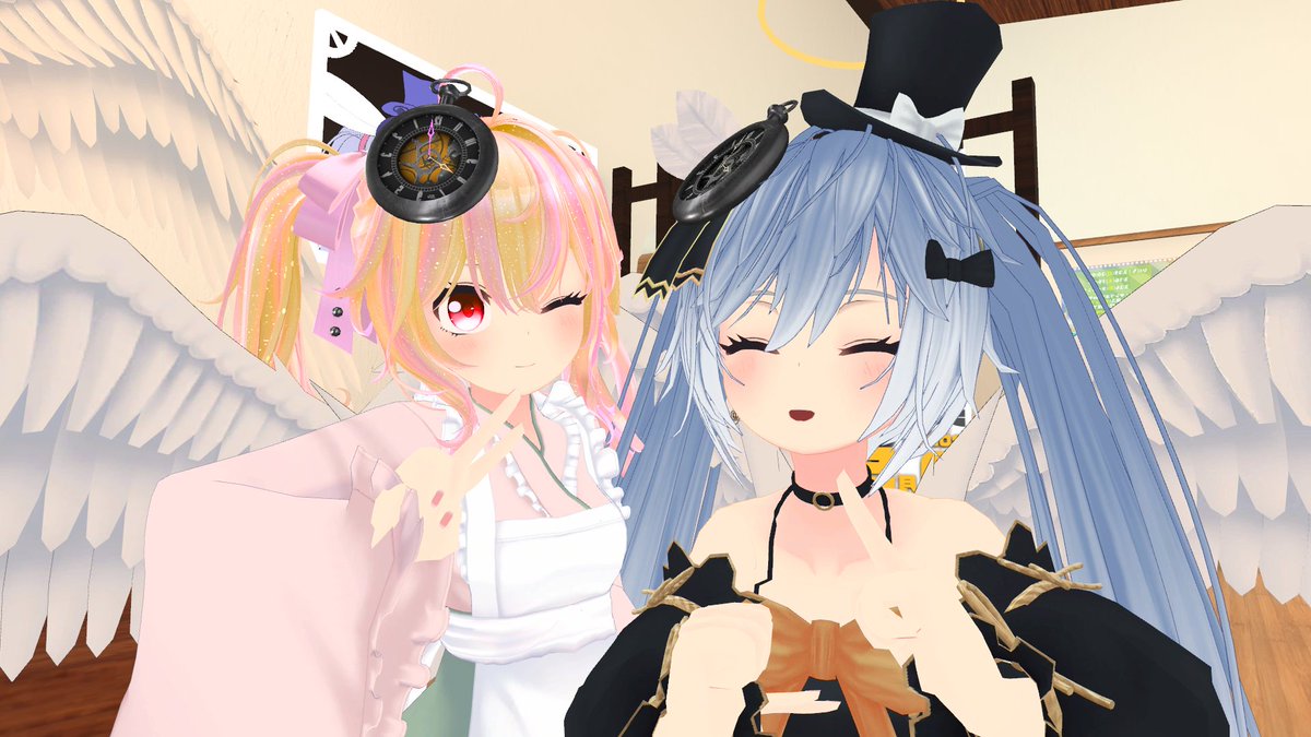 yuzuki1233's tweet photo. クロノスちゃん7周年記念に行ってきたのです...!
①③レモン果汁さんと...!
②にゃんこちゃんと...!
④りんちゃんと...!りんちゃんのDJしてるところ久しぶりに見れて楽しかったです...! https://t.co/W0J1EWMelU