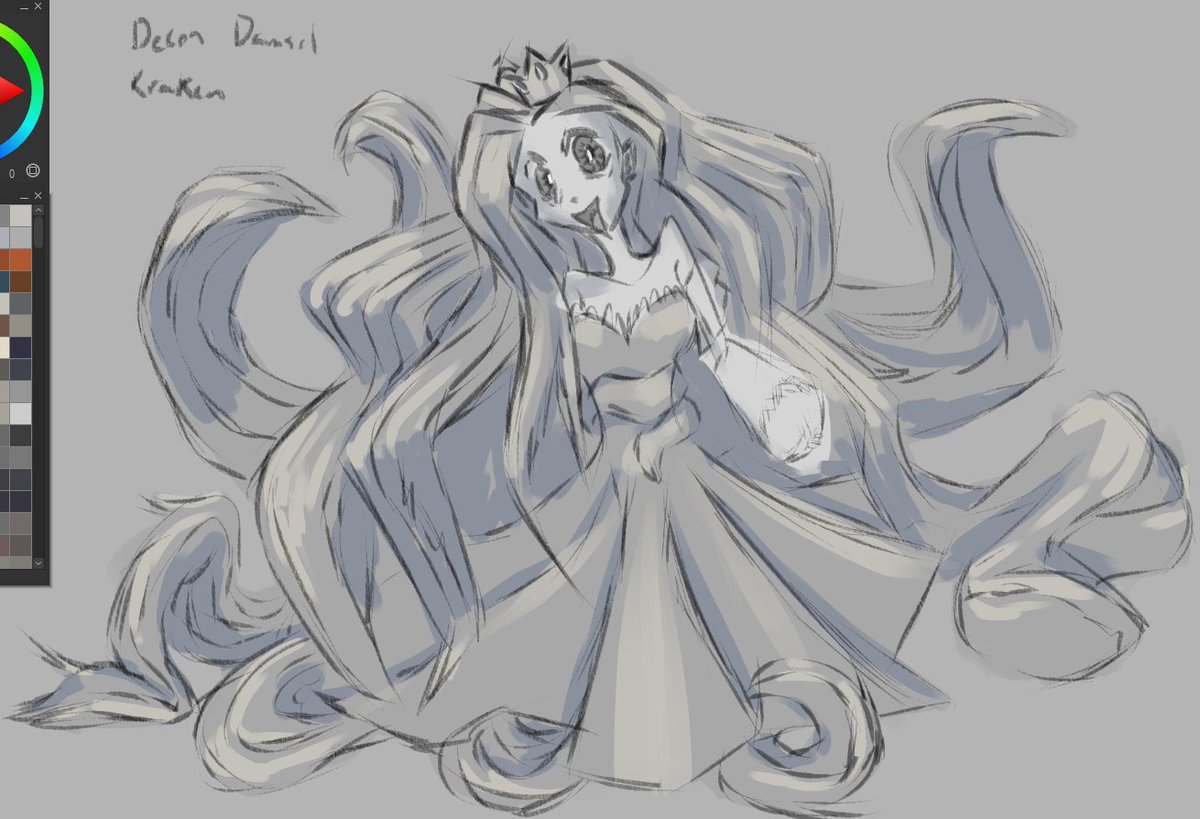 JayreeKaizen's tweet photo. Deconstructed Damsel x Kraken
#slaytheprincess https://t.co/F1qpfqE1FU