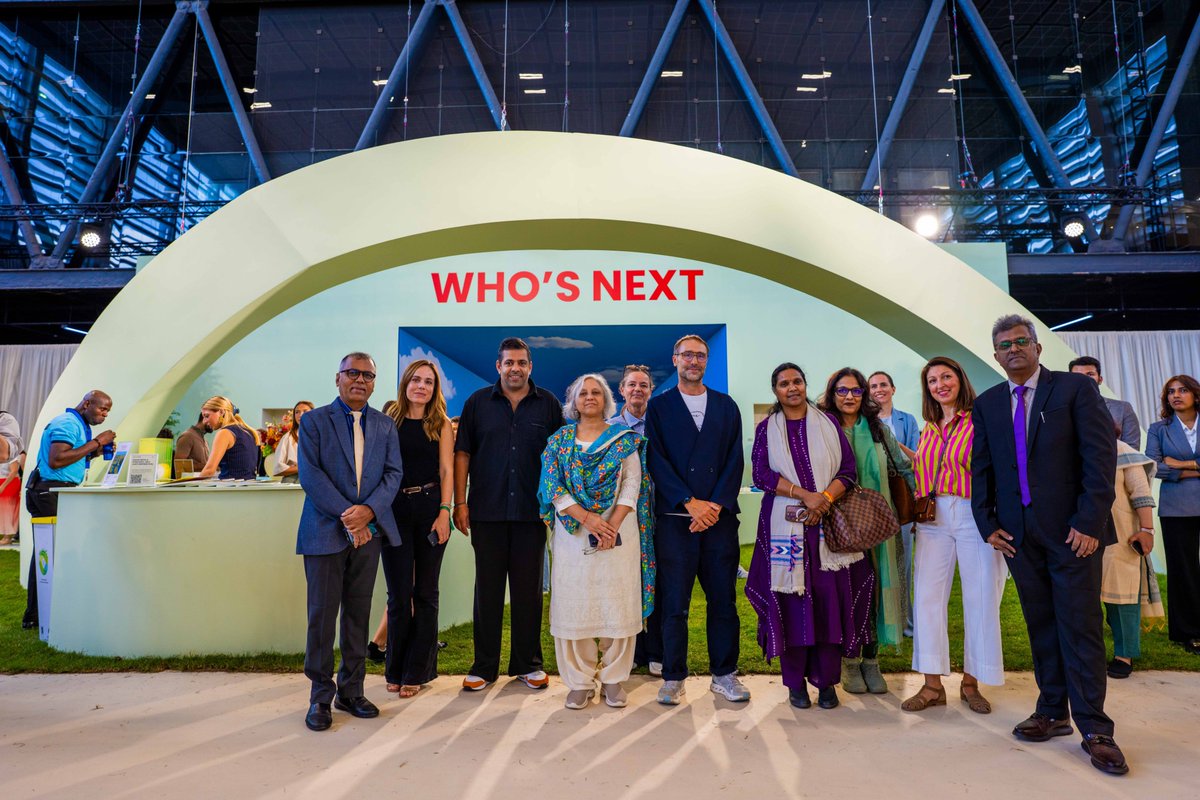 TexMinIndia's tweet photo. On the last day of her Paris visit, Smt. Neelam Shami Rao, Secretary (Textiles) visited WHO’S NEXT Paris and inaugurated the Indian Exhibition, showcasing the strength and diversity of India’s fashion, handloom, handicraft and lifestyle ecosystem.

She held discussions with Mr Frédéric Maus, CEO, WSN, Ms Sandrine Meziane, Director – International Development & Promotion, and Ms Sylvie Pourrat, Director – Business Development on strengthening India’s participation and market access in Europe.

With 94 Indian exhibitors participating, the engagement focused on stronger India visibility, curated buyer–exhibitor matchmaking, sustainable fashion and a long-term India–WSN partnership to expand international business opportunities for Indian brands and exporters.

#IndiaInFrance #Fashion #Handloom #Handicraft #Lifestyle #Ecosystem #SustainableFashion #IndiaWSNPartnership @IndiaembFrance @PIBTextiles