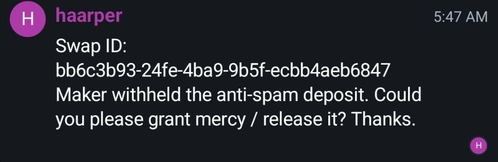 SovereignStack's tweet photo. @eigenwallet Hey @eigenwallet any way to address this issue?

Anti-spam deposit being withheld without the monero counterparty depositing XMR https://t.co/YTYJpA78JG