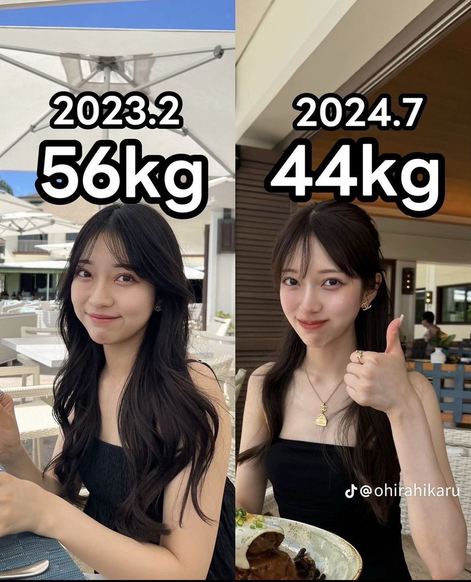 _mi_mi_cos's tweet photo. 大平ひかるちゃんが言う「ダイエットは最高の
整形」、これ本当にそうだよね❕垢抜けがすごい https://t.co/9pxKvbRpbV